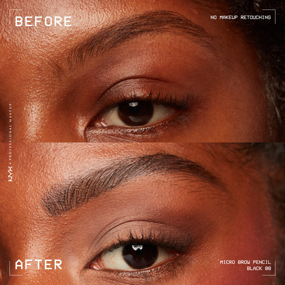 NYX Professional Makeup Micro Brow Pencil Crayon sourcils Black