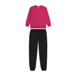 Tuta Junior regular girocollo con pantaloni fondo polsino
