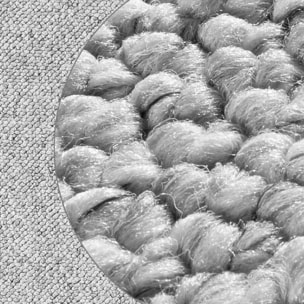 Tapis salon faux uni poils ras, alam, doux et entretien facile