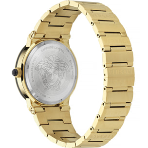 Versace Reloj Analógico De Cuarzo. Greca Logo Moonphase