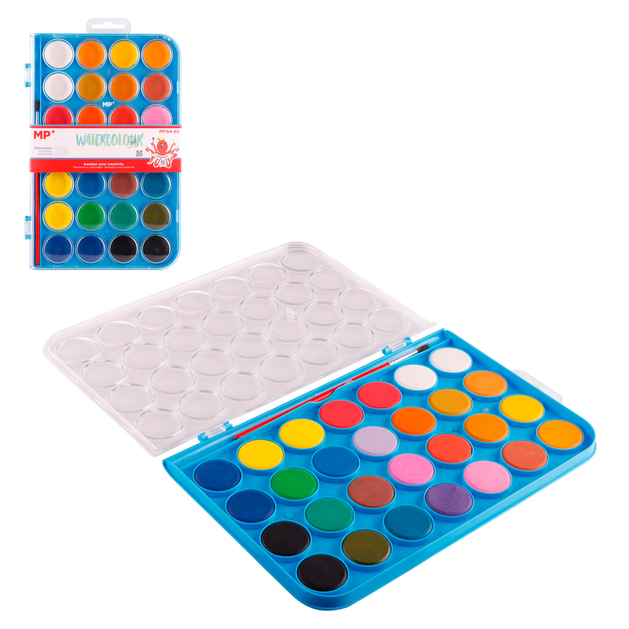 PINTURA ACUARELA 28 Uds.