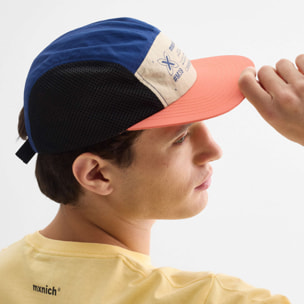 Gorra MUNICH airy streetwear de poliéster tricolor