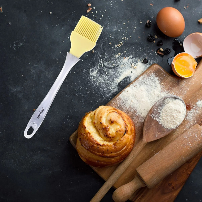 Pinceau de cuisine et de pâtisserie 24 cm en poils silicone Zenker Smart Pastry