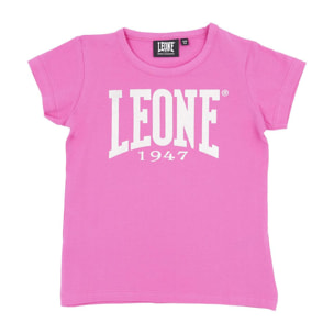 Camiseta de niña de manga corta con logo grande Basic