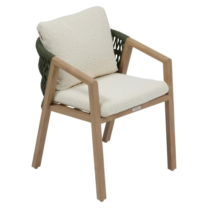 Fauteuil de jardin Mylore vert laurier