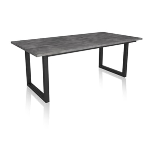 Mesa de comedor Altea 200 Cemento Negro