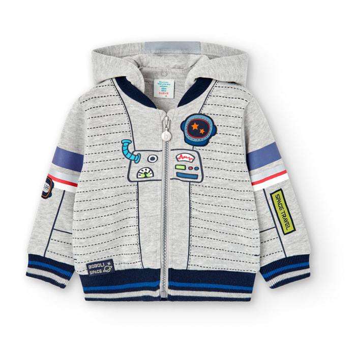 Chaqueta felpa de bebé niño -BCI