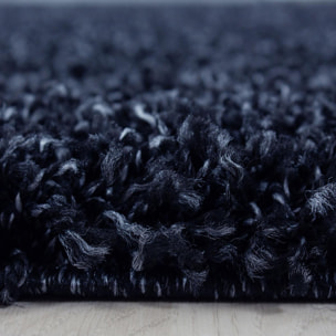 Tapis poils longs shaggy tissé motif uni ZASIVE