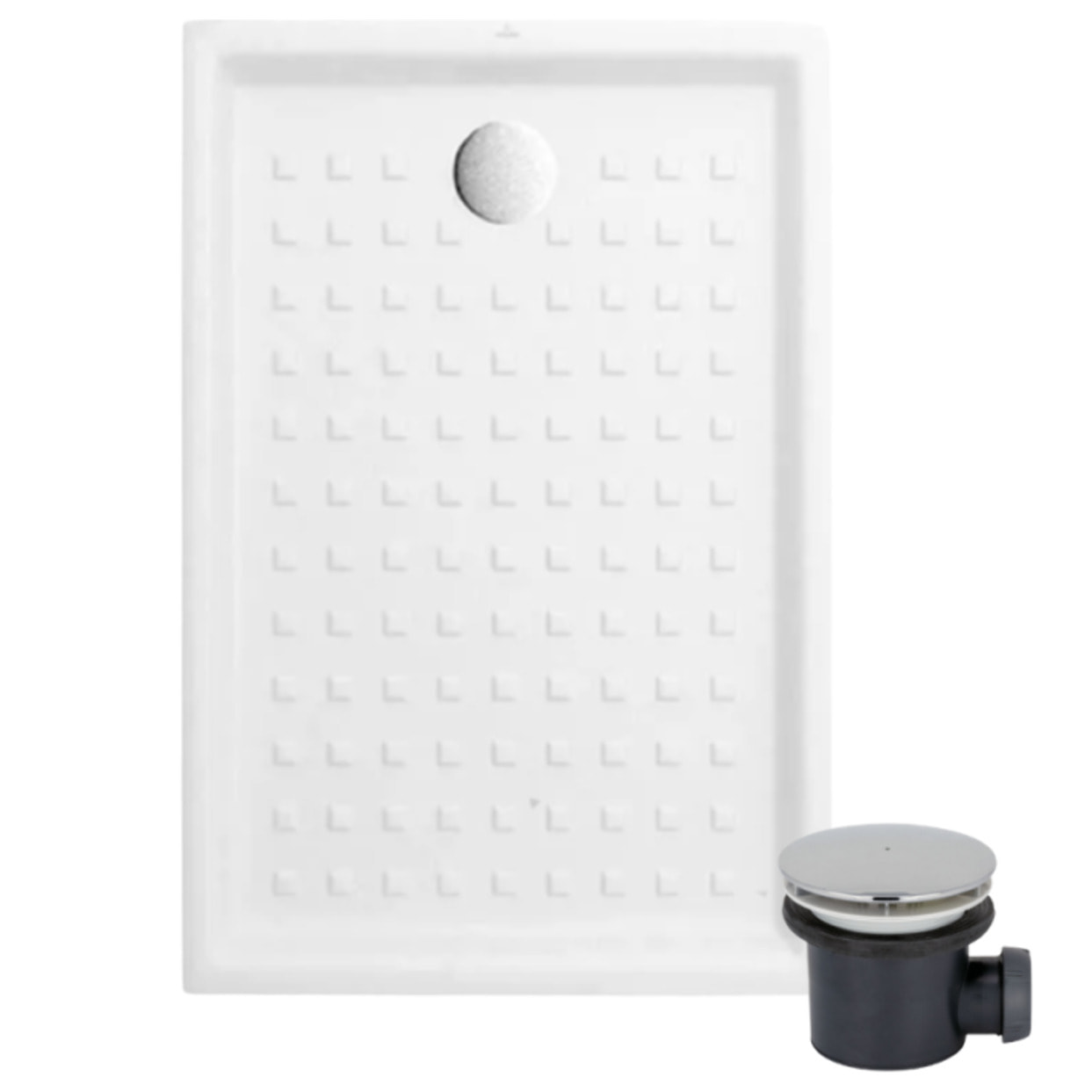 Pack receveur O Novo ceramique avec bonde D90