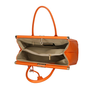 Borsa a mano da donna - Modello Aleria - Vera pelle - 35.0 x 26.0 x 16.0 cm