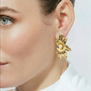 Pendientes Mife acabado oro amarillo 18k