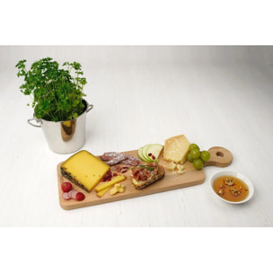 Planche à découper rectangulaire 45 x 15 cm Fackelmann Nature