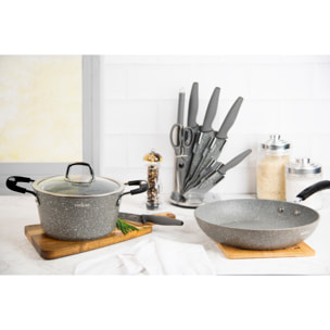 Poêle 24 cm Excelsa – Forn-Ok, Aluminium Gris