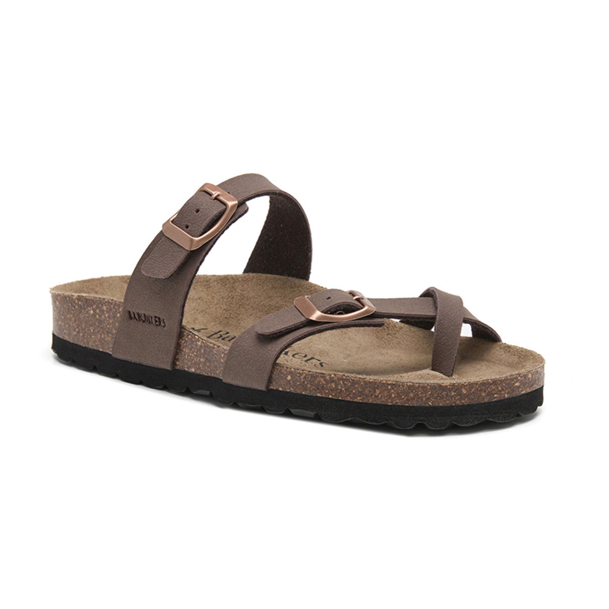 SANDALIA BABUNKERS MARRON