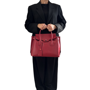 Borsa a Mano Elegante in Vera Pelle Made in Italy