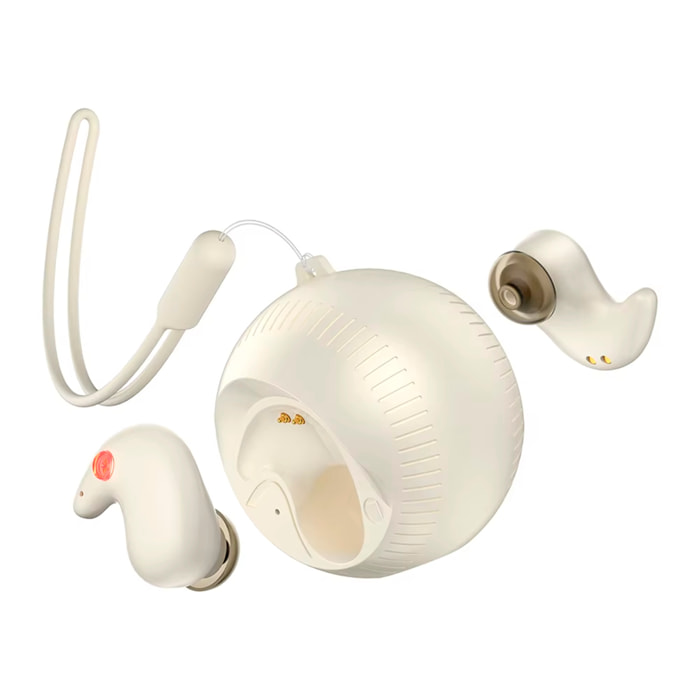 Cuffie TWS sferiche, speciali per dormire.