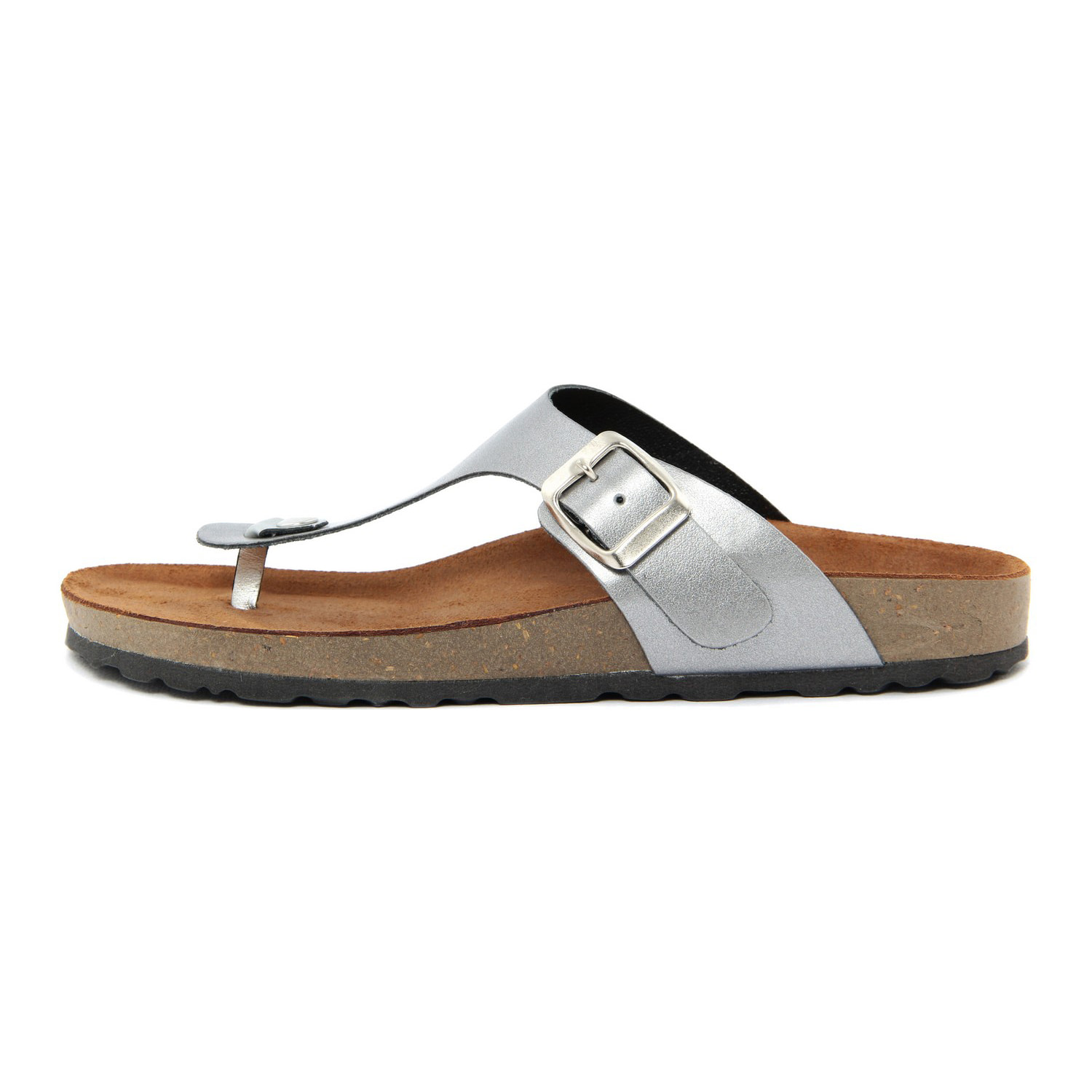 Sandalo flat Donna colore Grigio