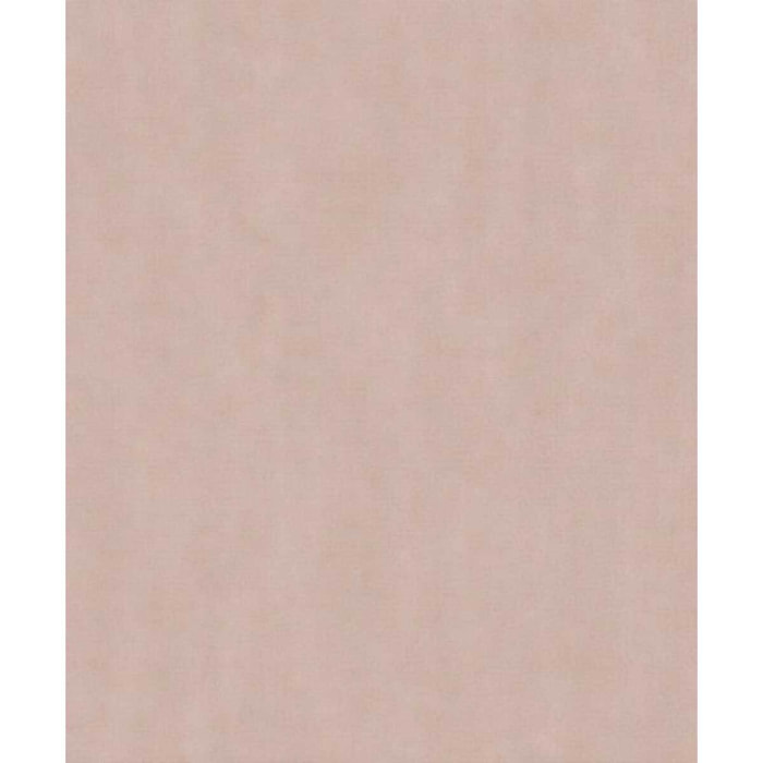Papier peint uni effet toile lin vieux rose