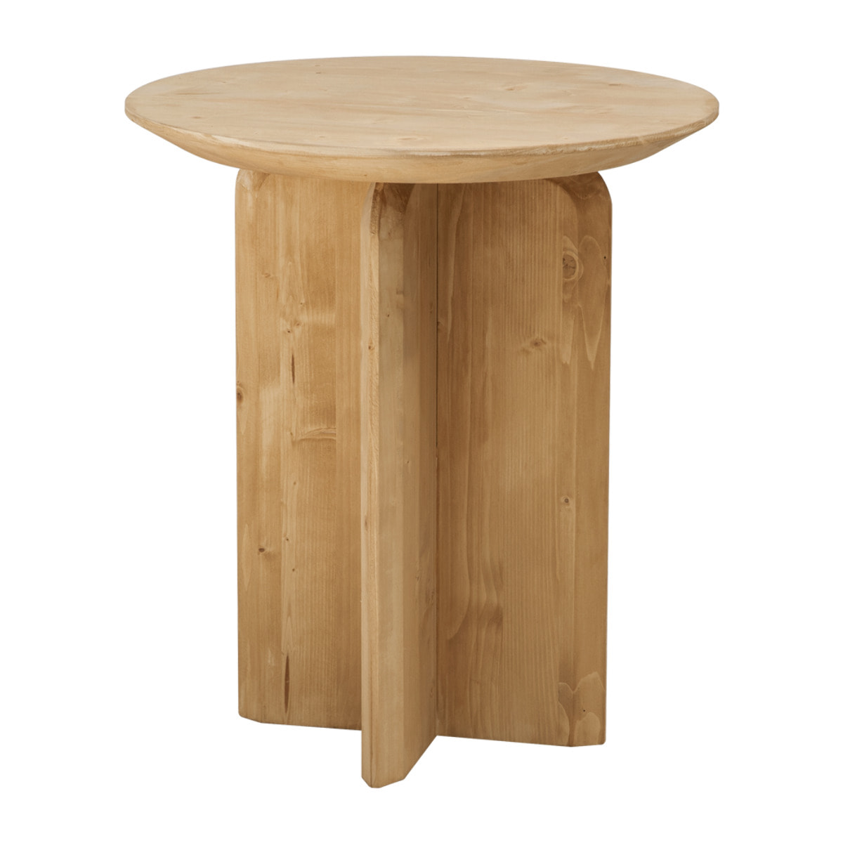 Table d’appoint en bois massif chêne moyen de 50x45cm Hauteur: 50 Longueur: 45 Largeur: 45