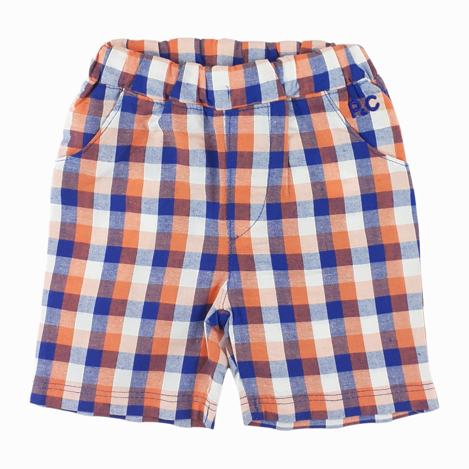 BERMUDA SCOZZESE ARANCIO ROYA