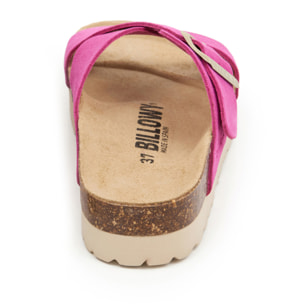 SANDALO CON ZEPPA BILLOWY ROSA