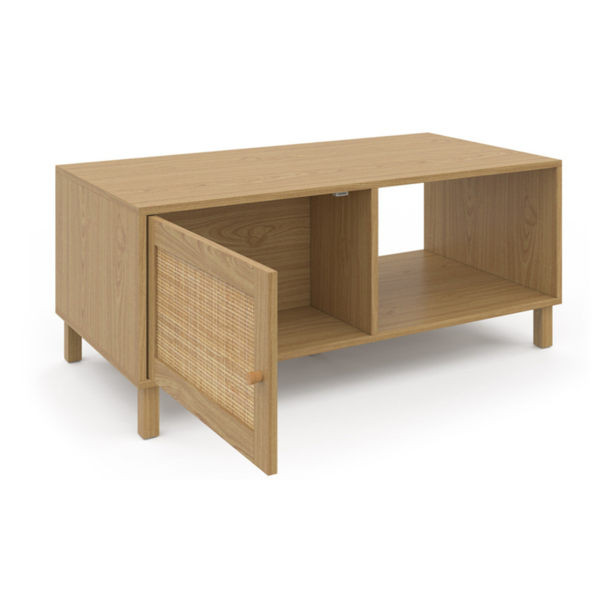 Table basse Erin en cannage