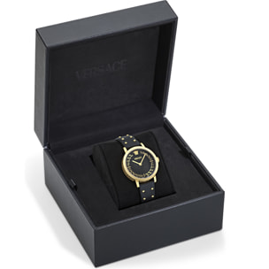 Versace Reloj Analógico De Cuarzo Greca Fortuna (Wc-0A)