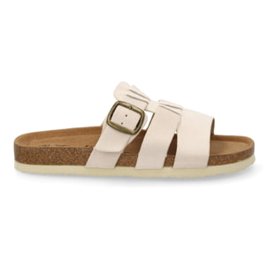 Sandalia Mujer cómoda con tiras y hebilla
