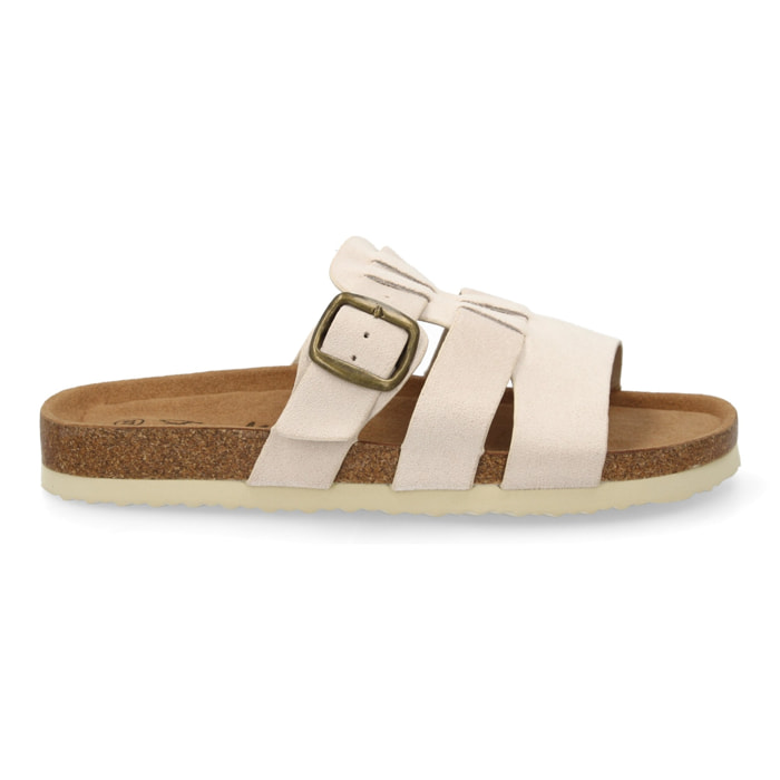 Sandalia Mujer cómoda con tiras y hebilla