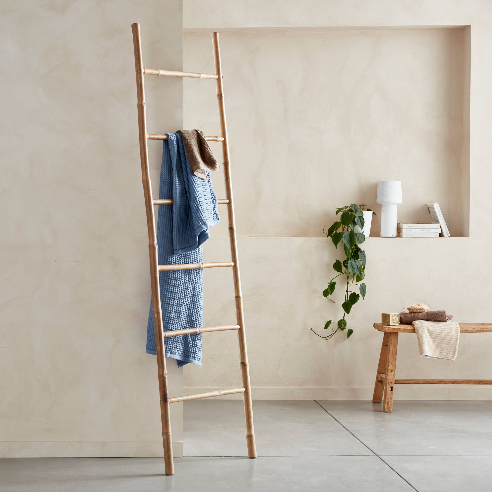 Echelle décorative bambou 6 barreaux FIDJI