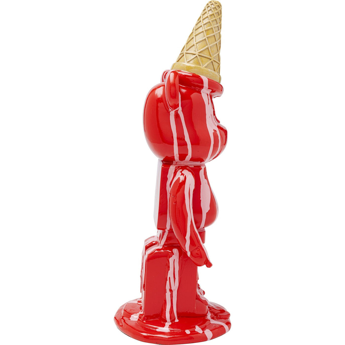 Déco ours glace rouge Kare Design