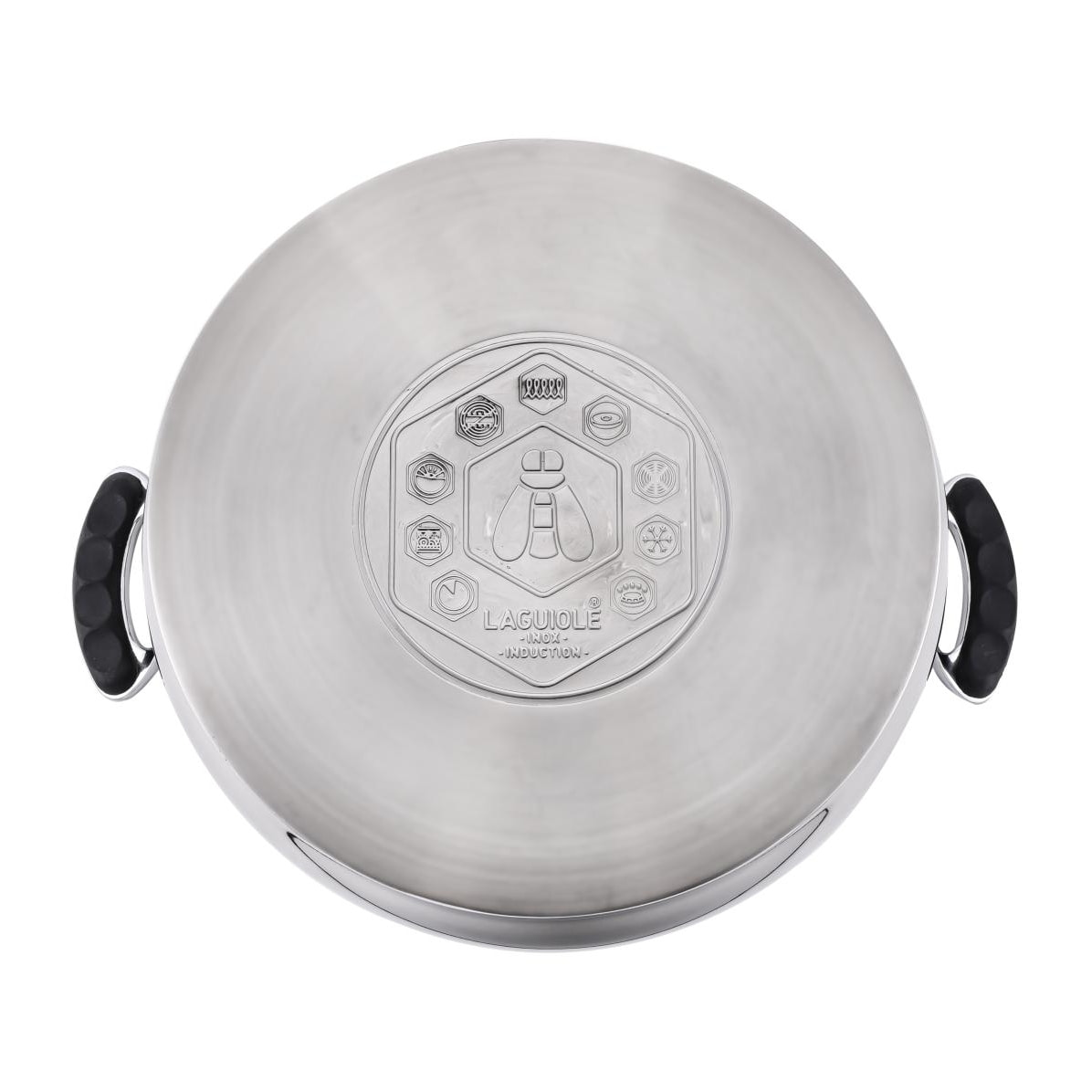 Couscoussier - acier inoxydable 18/8 - argenté