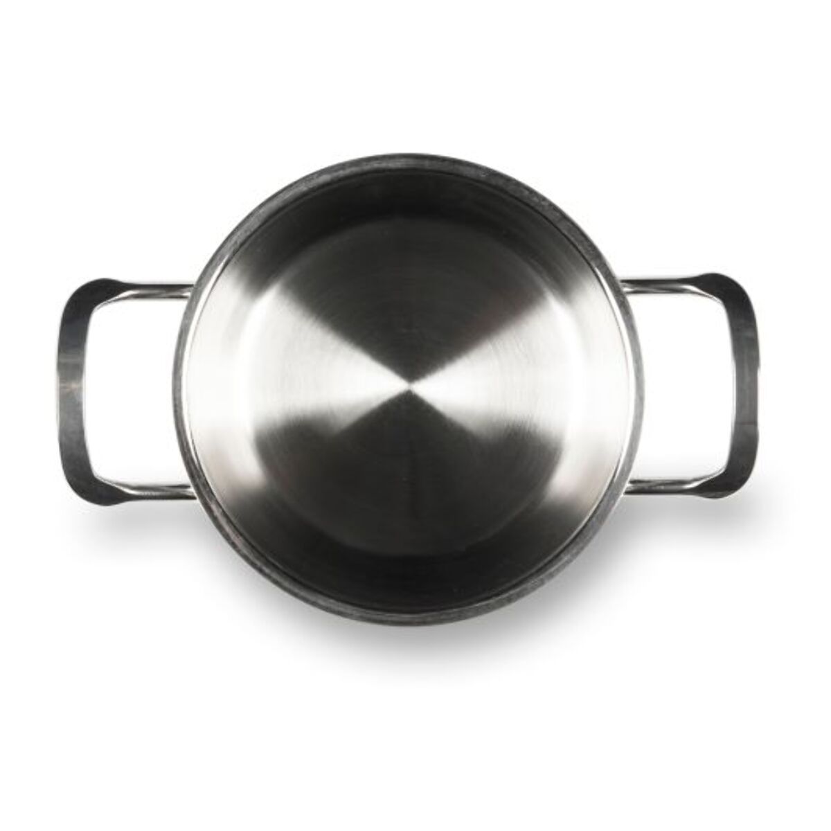 Casserole 14 cm à deux poignées avec couvercle Excelsa – Jazz Cook, Acier Argenté