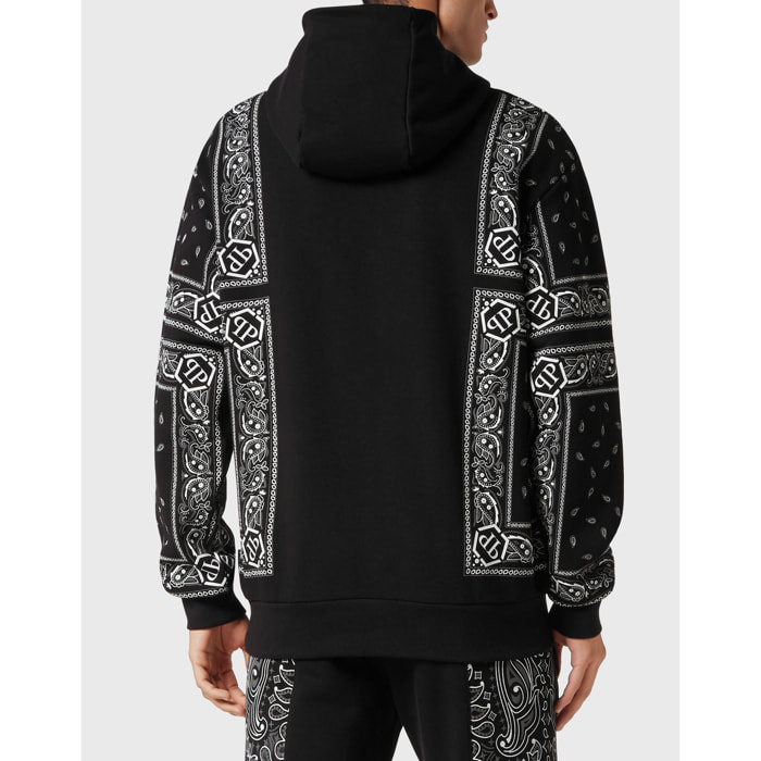 PHILIPP PLEIN Hoodie Sweatjacket PAISLEY