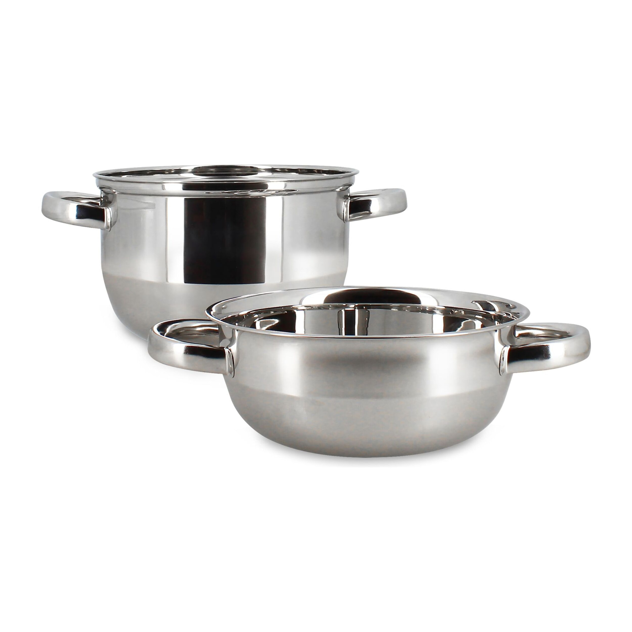 Marmite à moules 2.7l en acier inoxydable 18cm