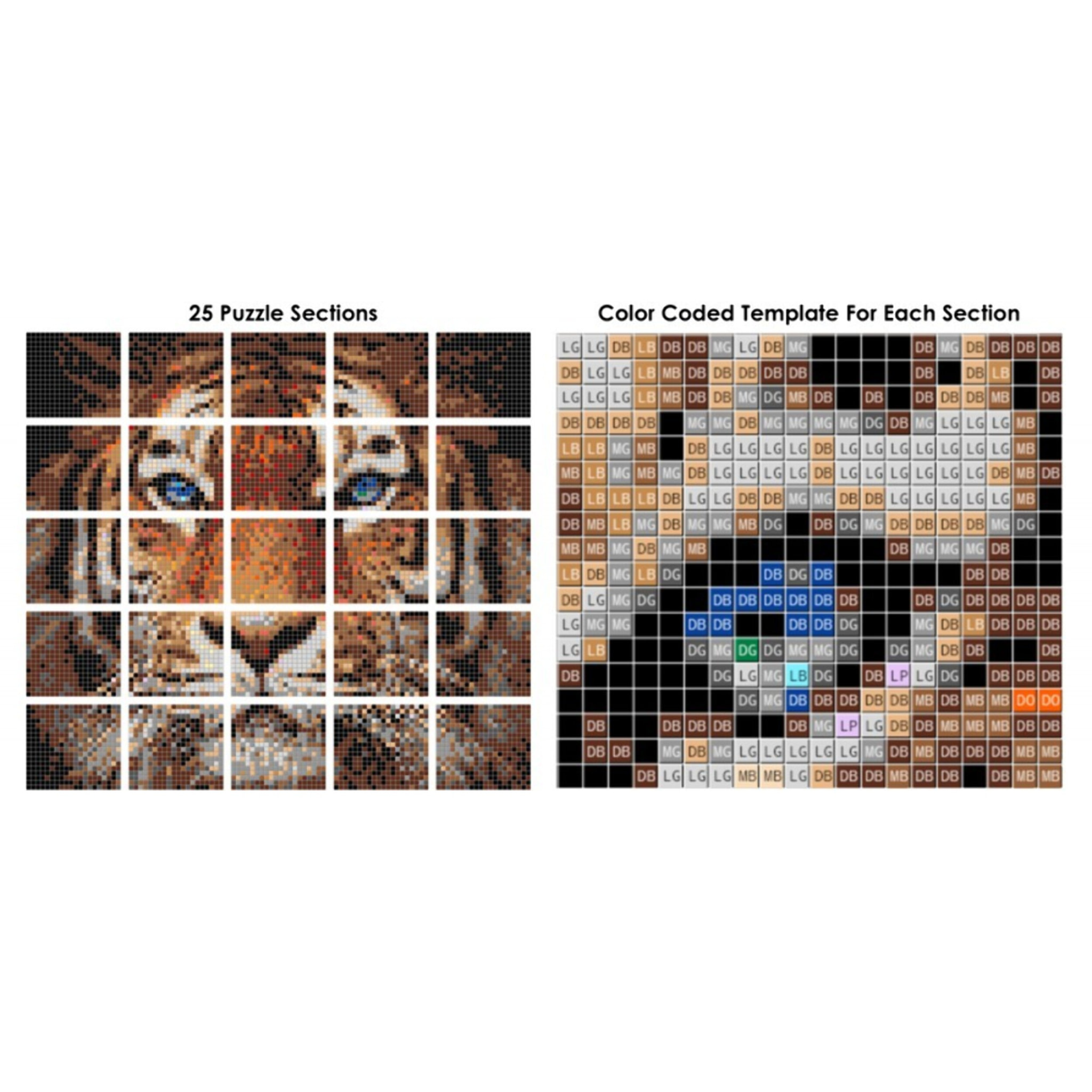 PIX BRIX PIXEL ART MOSAICO NOCHE ESTRELLADA VAN GOGH 2480 PIEZAS