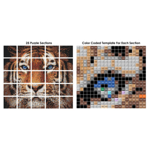 PIX BRIX PIXEL ART MOSAICO NOCHE ESTRELLADA VAN GOGH 2480 PIEZAS