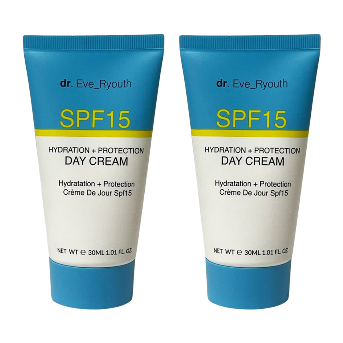 2 x Crema de día SPF15 Hidratación + Protección 30 ml