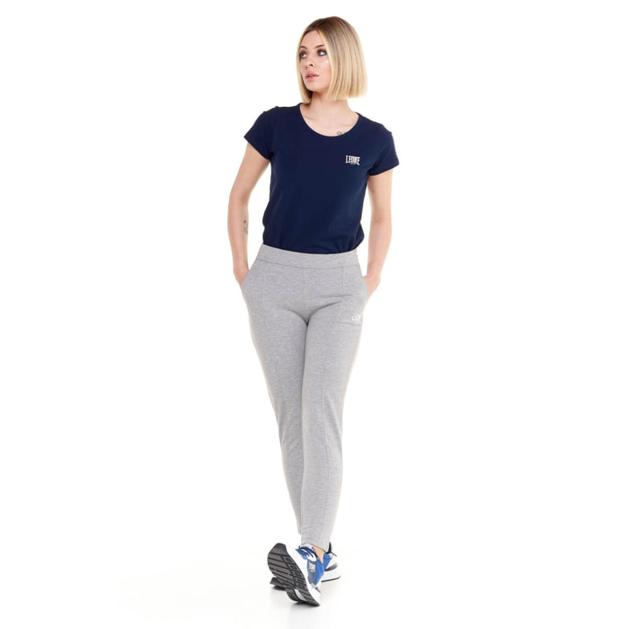 Pantalón recto de mujer con pinzas en polar Training