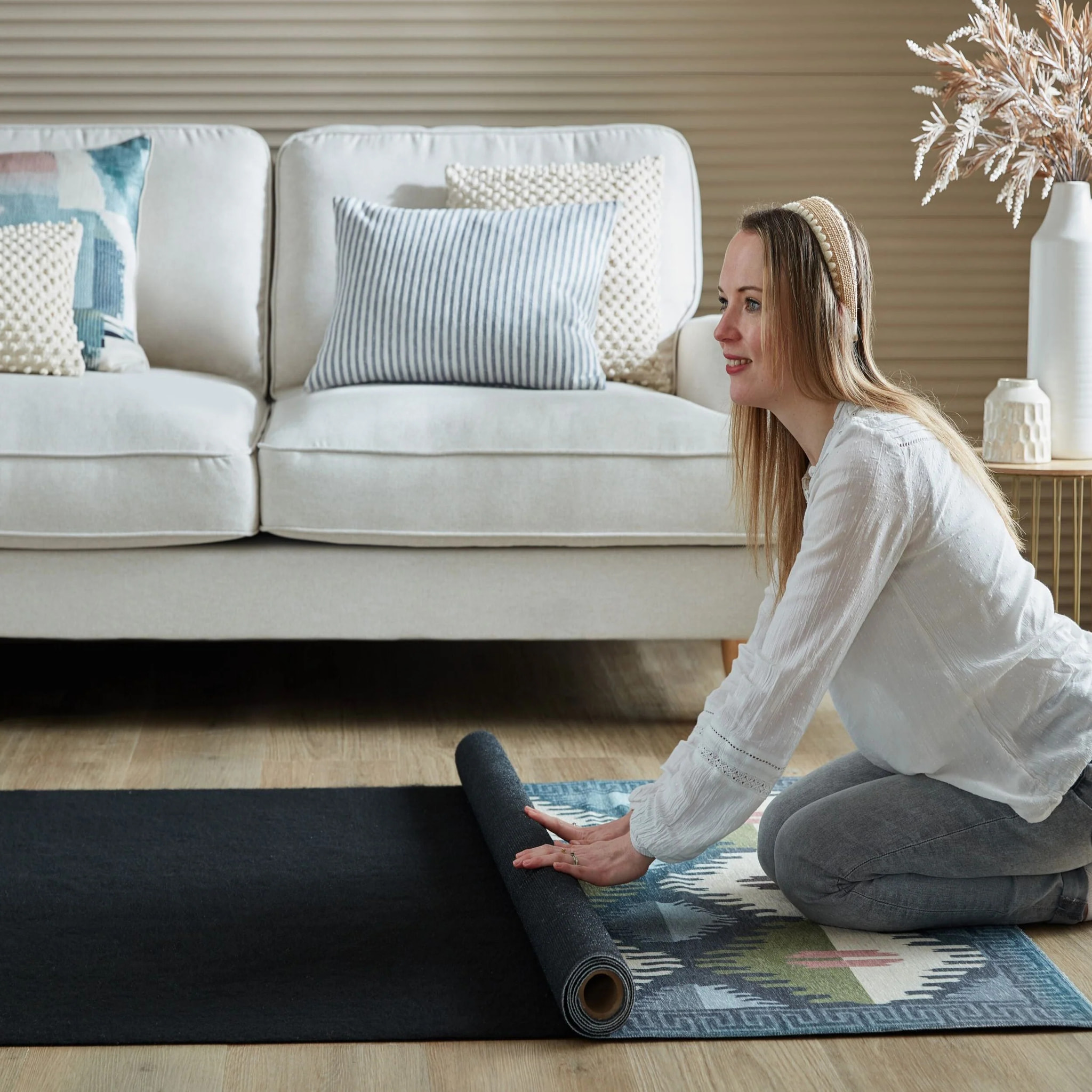 Tapis lavable LAWSON Bleu