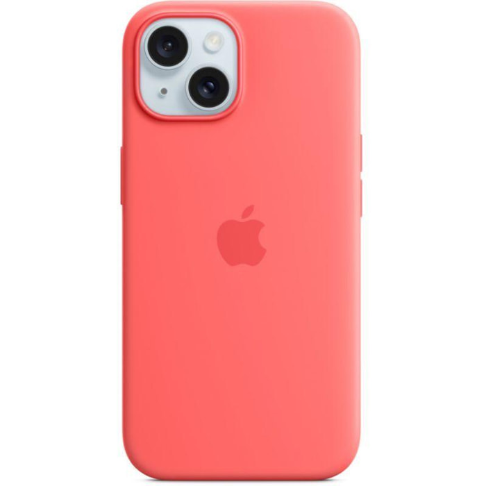 Coque APPLE Iphone 15 MagSafe silicone Goyave