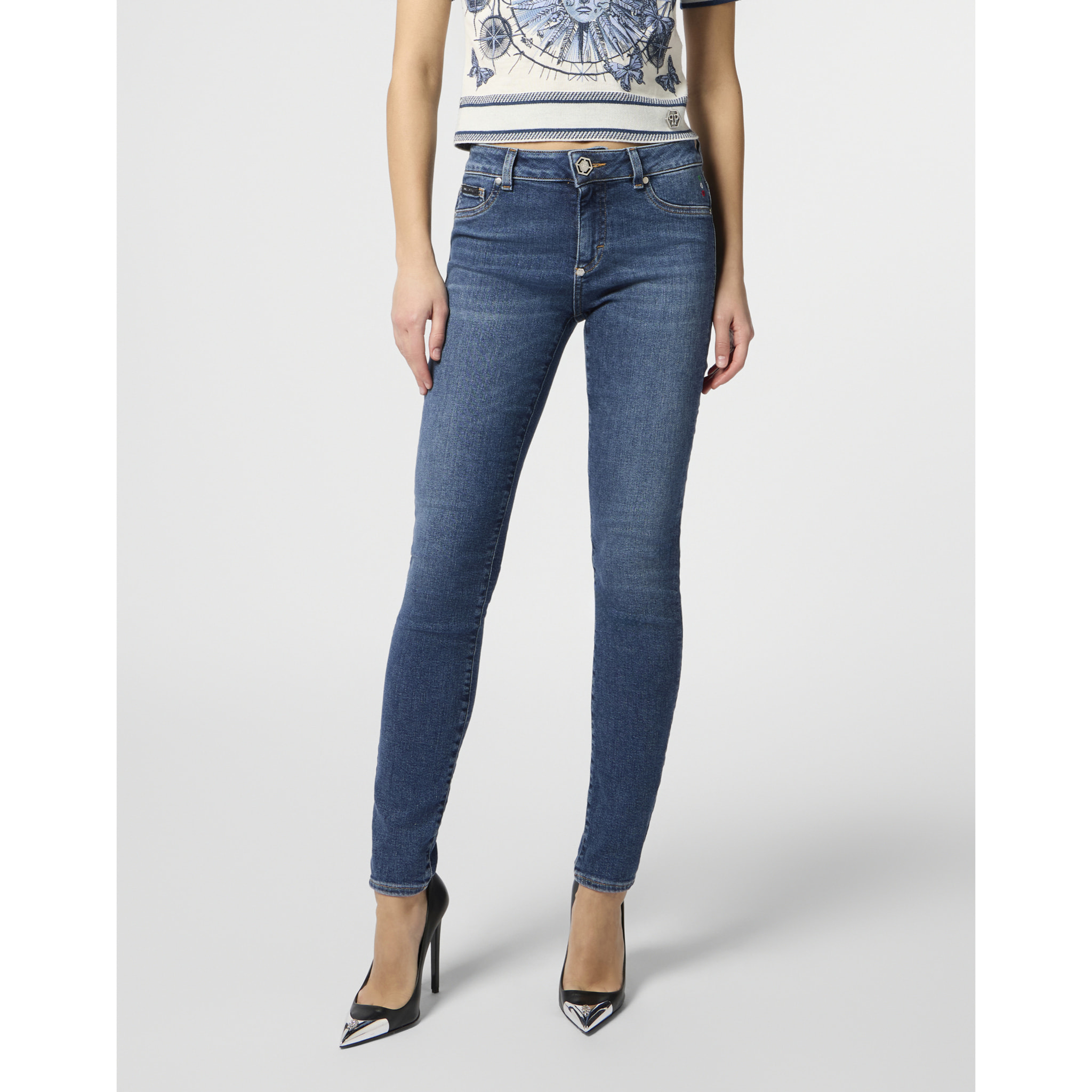 PHILIPP PLEIN Super Stretch Jeggings Basic