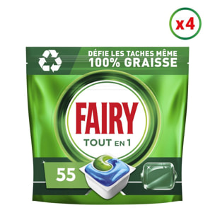 4x55 PEPS Fairy Tout-en-1 Original, Tablettes Lave-Vaisselle