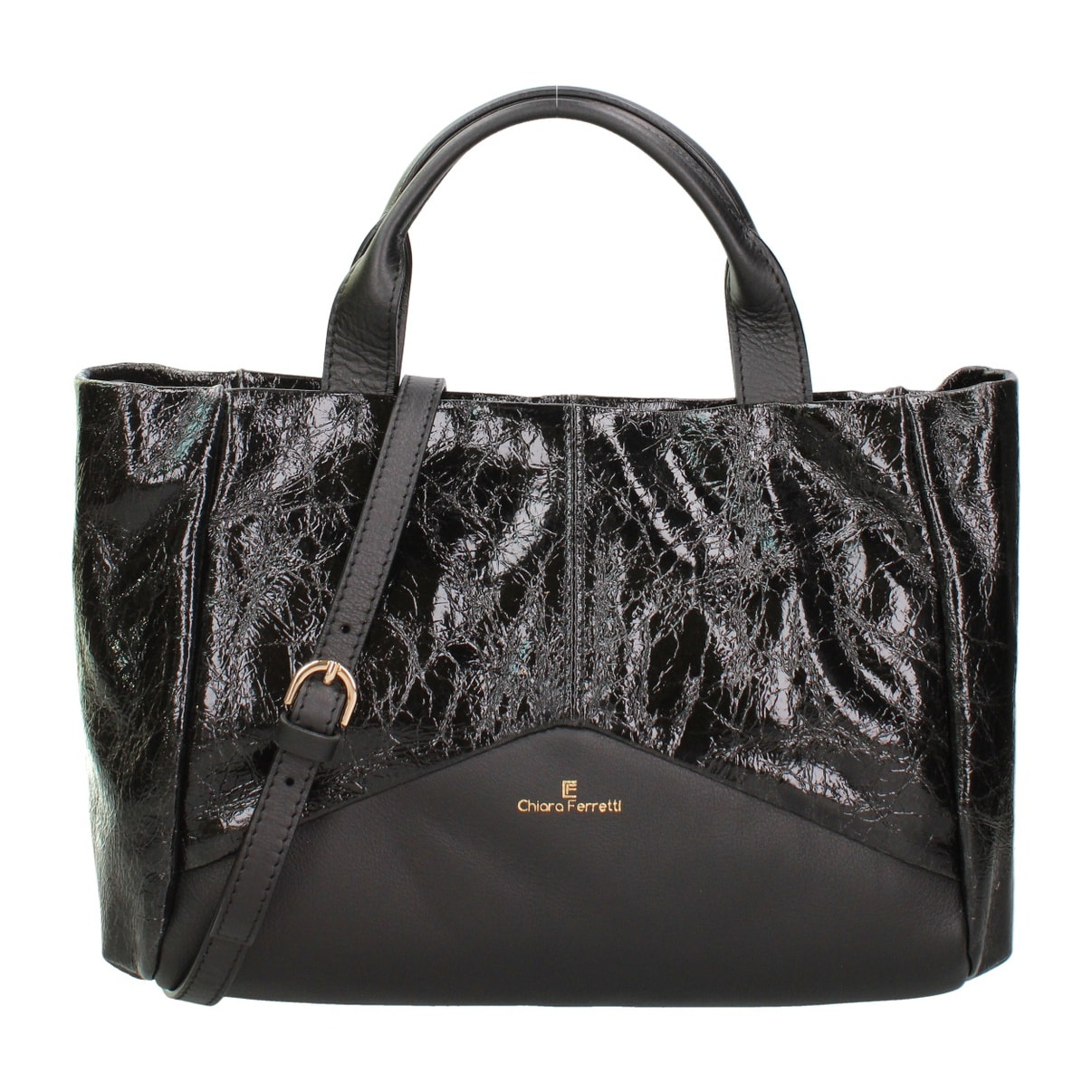 Borsa a mano da donna Veridia Elite - Vera Pelle - 37.0 x 25.0 x 16.0 cm