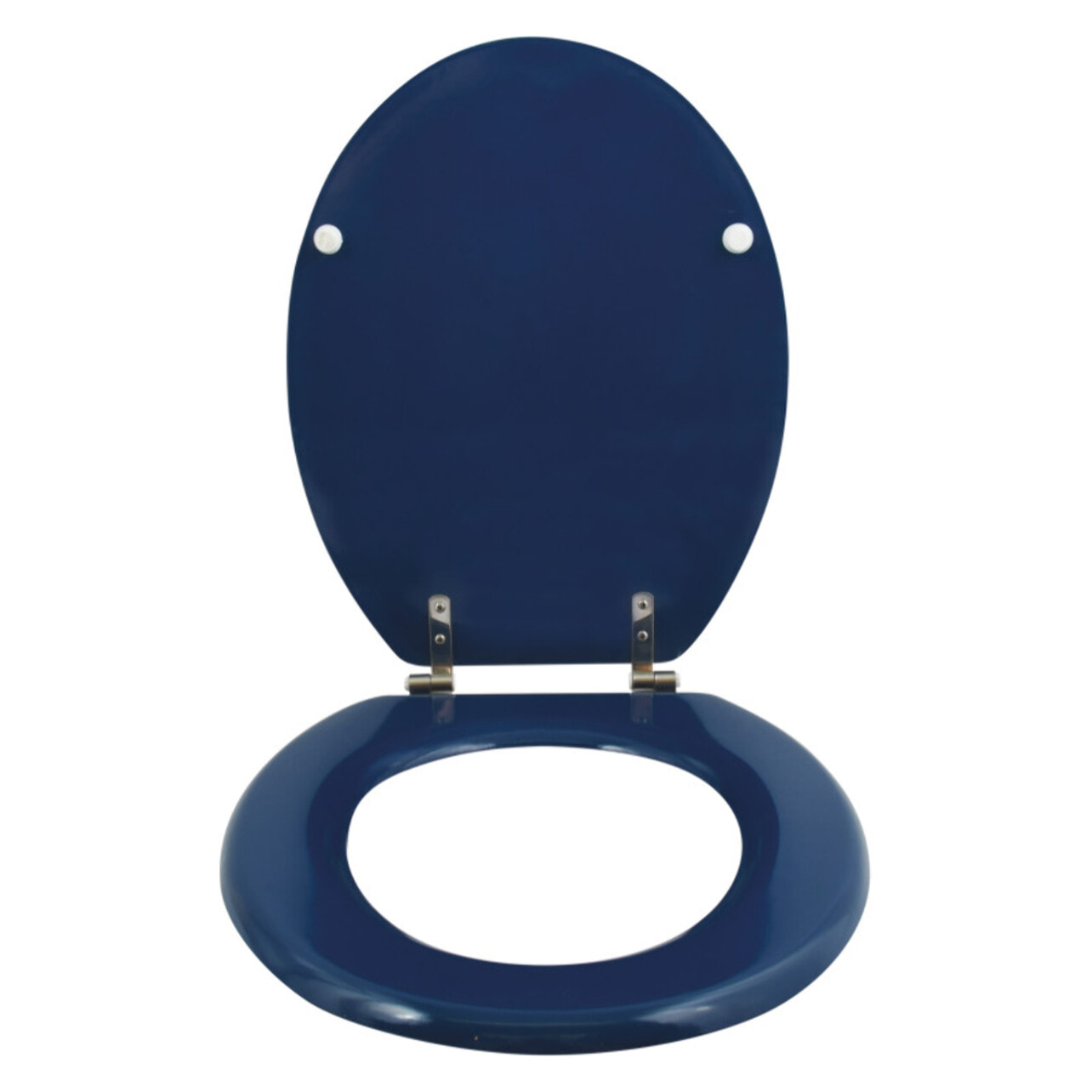 Abattant wc MDF CLEO Bleu Foncé - Charnières Inox MSV