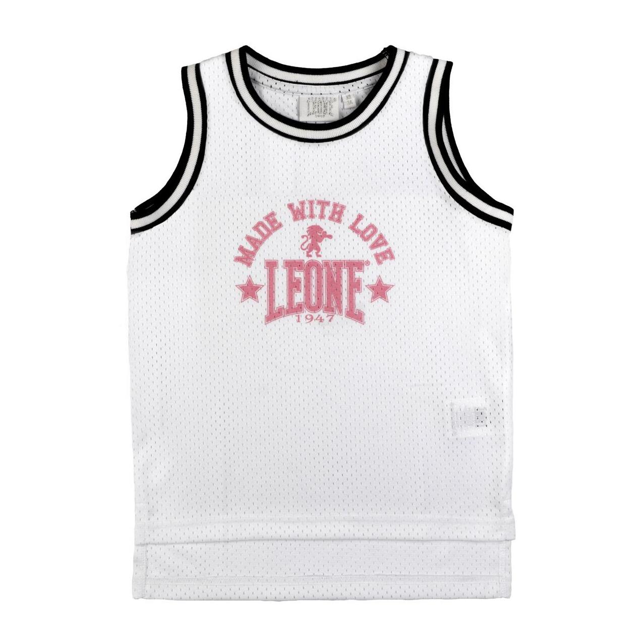 Canotta da bambina in cotone Leone Shiny