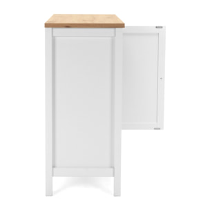 Buffet scandinave avec placards 80 cm ARANDAR