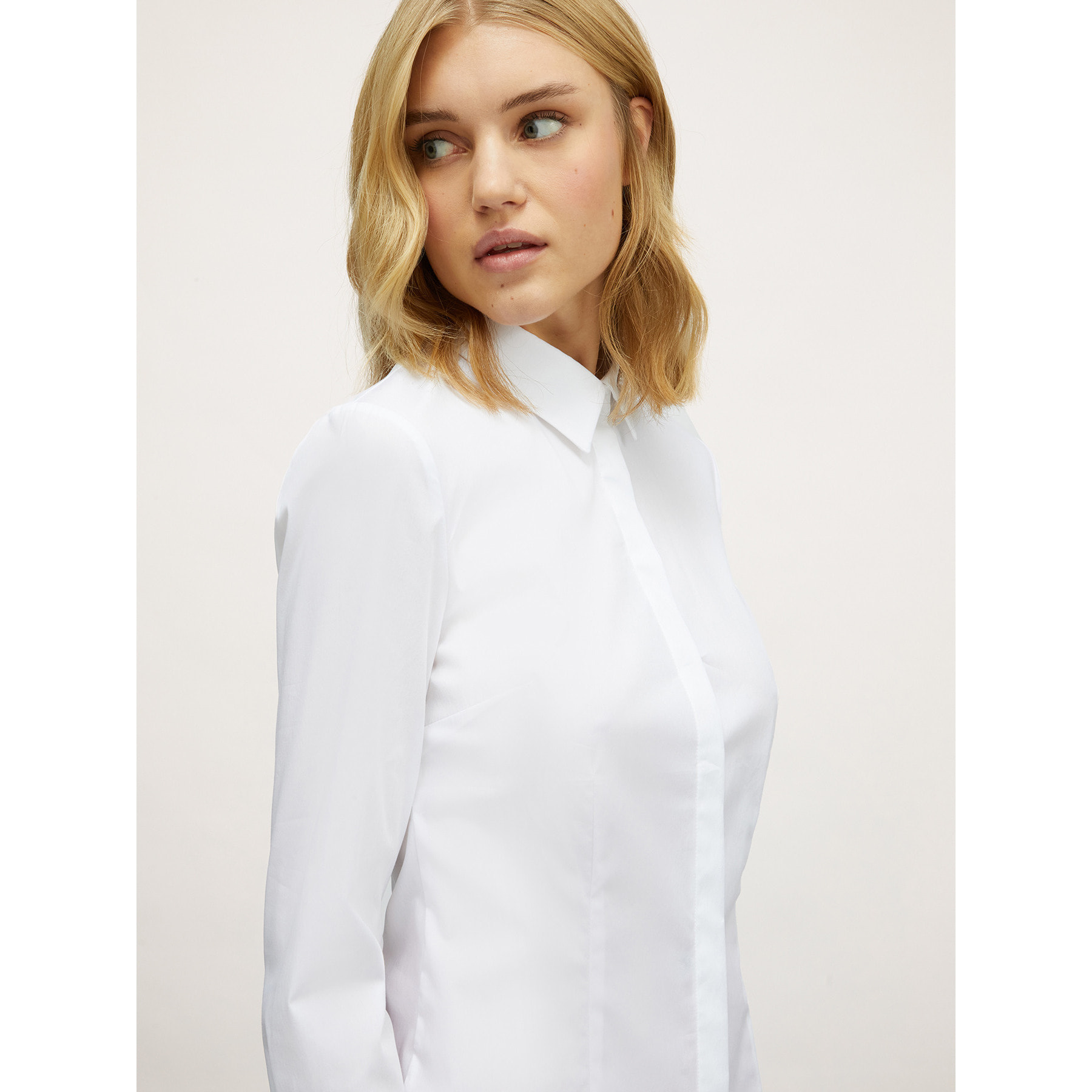 Motivi - Camisa de popelina - Blanco