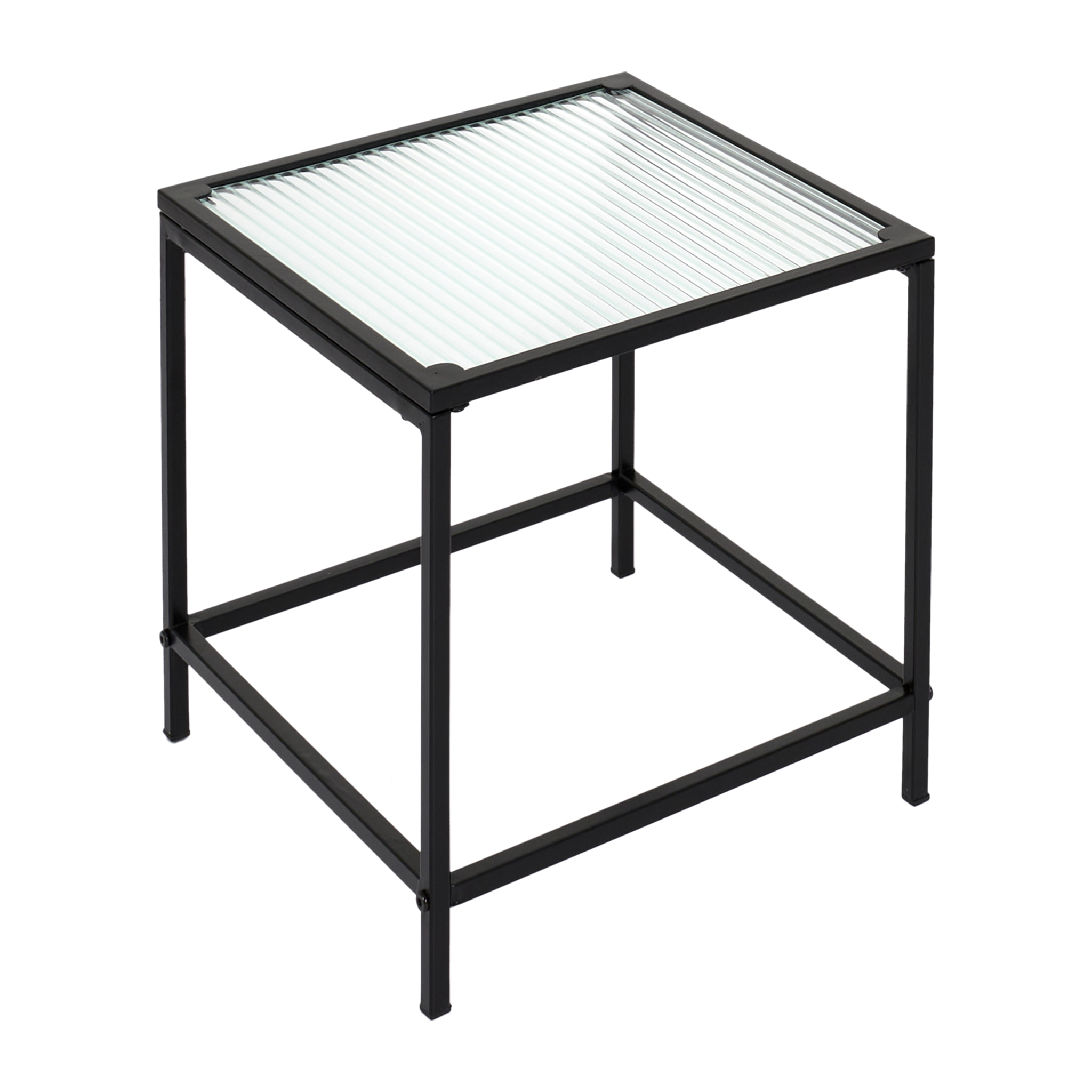 Table Gigogne Rosa Verre Texture X2