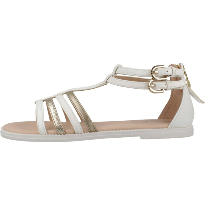Sandalias Niña de la marca GEOX  modelo J SANDAL KARLY GIRL BLANCO